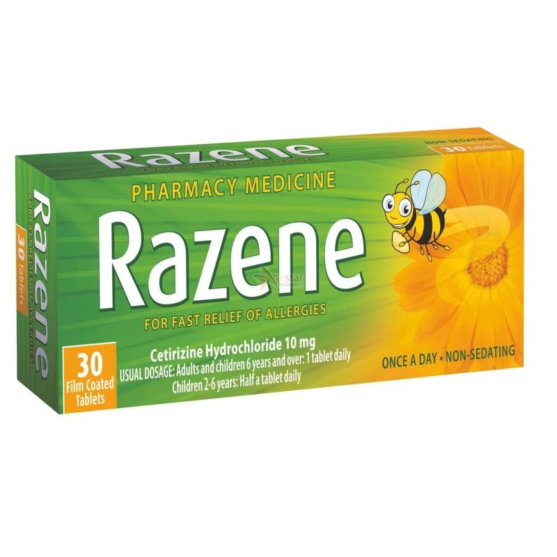 RAZENE 10mg 30 Tablets