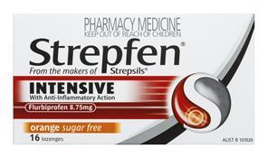 STREPFEN Orange Sugar Free 16 lozenges