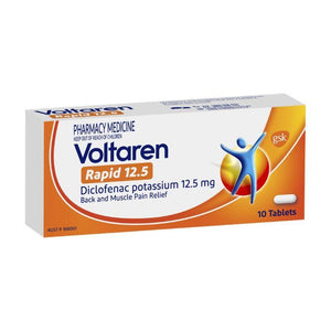 Voltaren Rapid 12.5mg Tablets 10 Pack