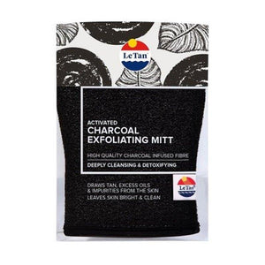 Le Tan Activated Charcoal Exfoliating Mitt