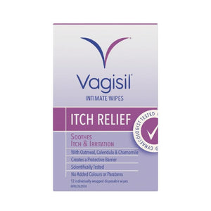 Vagisil Itch Relief Wipes 12